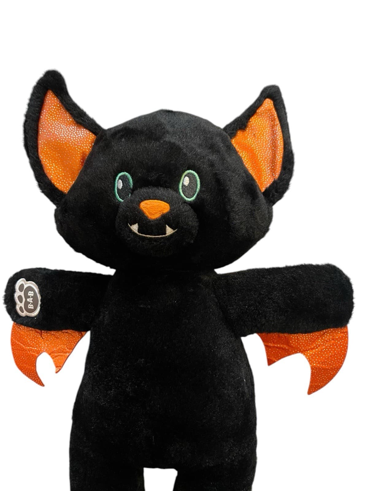 Build A Bear Fangtastic Plush Halloween Vampire Bat~Black/Orange - Thumbnail 2