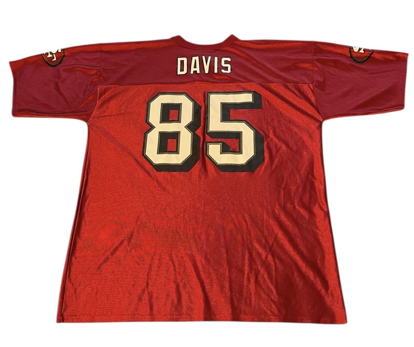 Vernon Davis Mens XL Red San Francisco 49ers NFL Team Apparel Jersey - Thumbnail 6