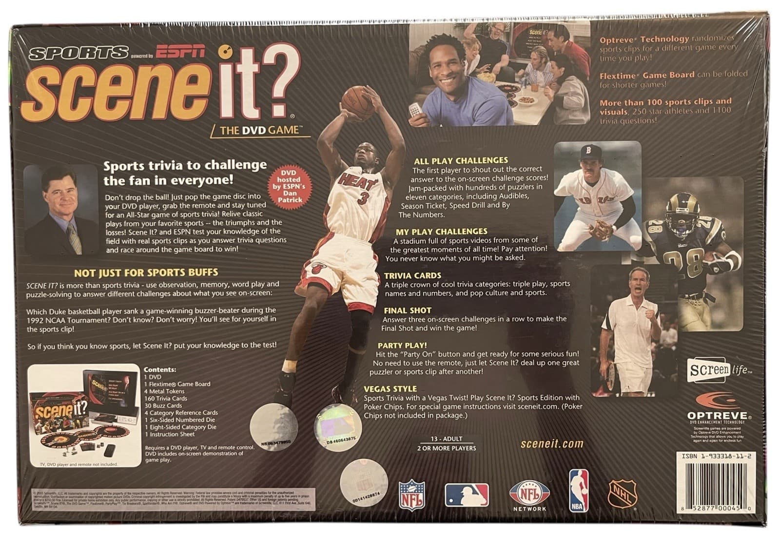 Factory Sealed Scene It? ESPN Sports The DVD Game Trivia Game New Never Used - Thumbnail 2