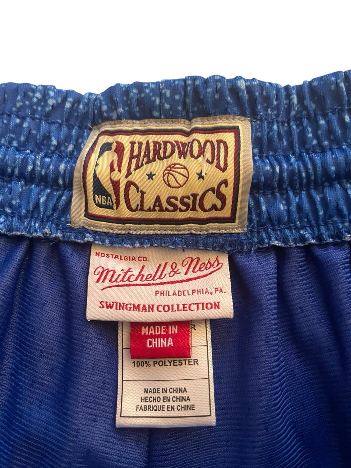 Mitchell & Ness NBA 1196 Los Angeles Lakers Re-Take Gradient Swingman Shorts L - Thumbnail 4