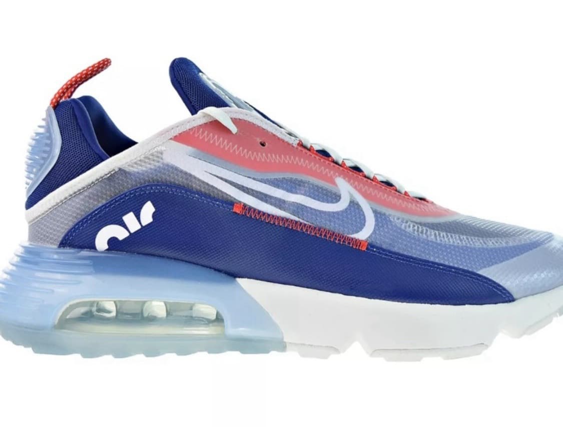 Nike Air Max 2090 USA-CT1091-101 White/White Chile Red Size 8.5 New - Thumbnail 2
