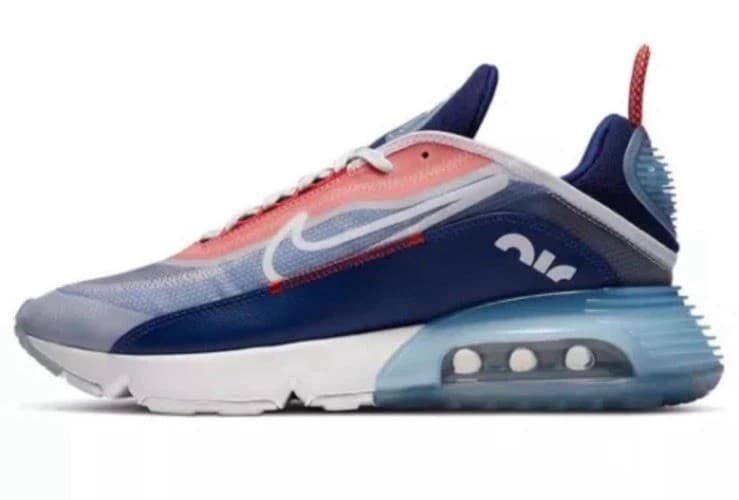 Nike Air Max 2090 USA-CT1091-101 White/White Chile Red Size 8.5 New - Thumbnail 4