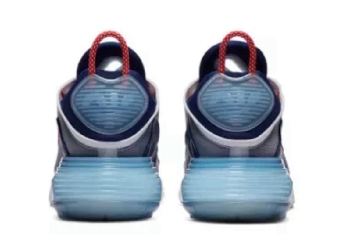 Nike Air Max 2090 USA-CT1091-101 White/White Chile Red Size 8.5 New - Thumbnail 7