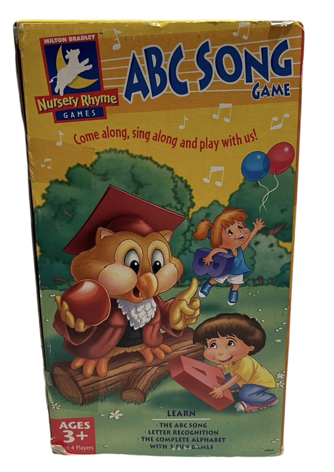 ABC Song Game 2002 Professor Oliver The Owl Milton Bradley New In Box Working - Thumbnail 5