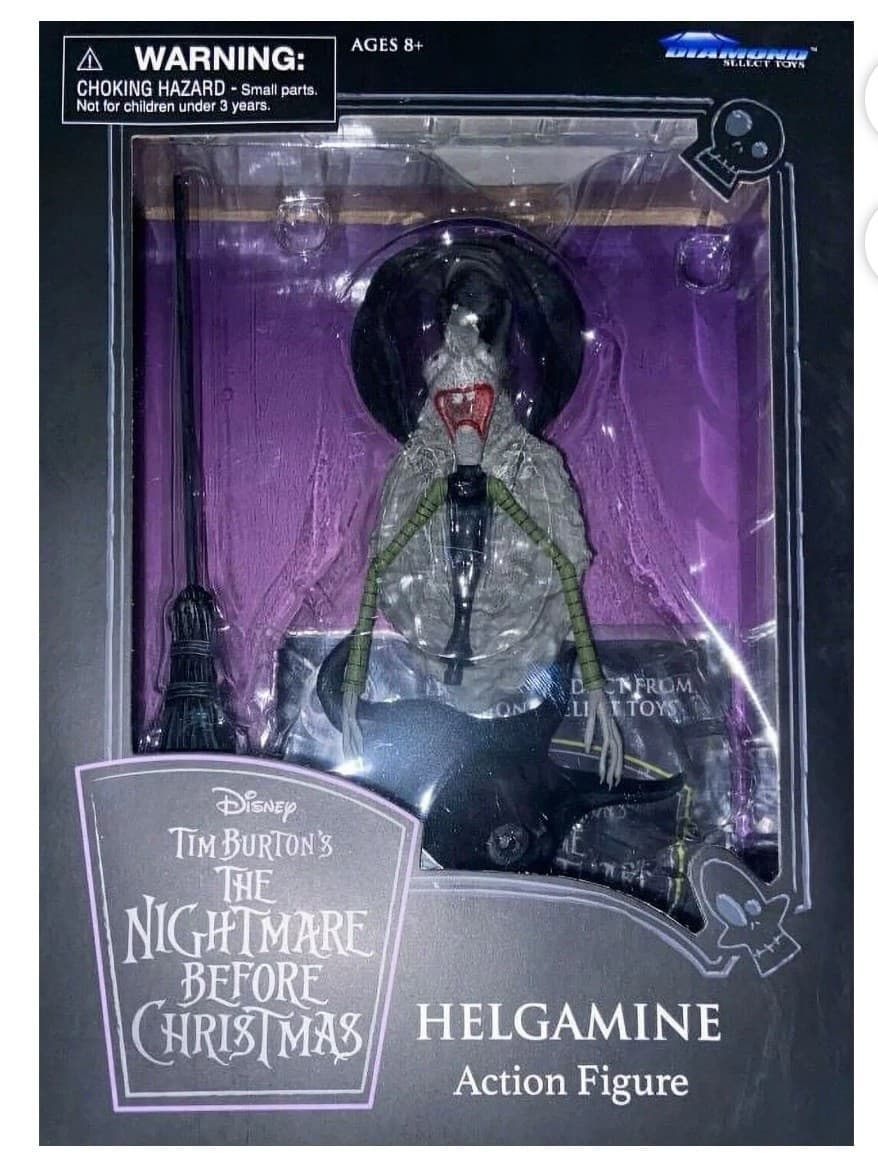 Diamond Select Nightmare Before Christmas Helgamine Action Figure Walgreens RARE - Thumbnail 2