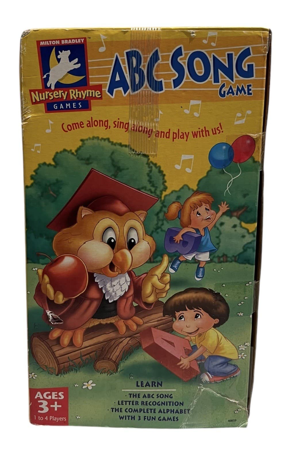 ABC Song Game 2002 Professor Oliver The Owl Milton Bradley New In Box Working - Thumbnail 3
