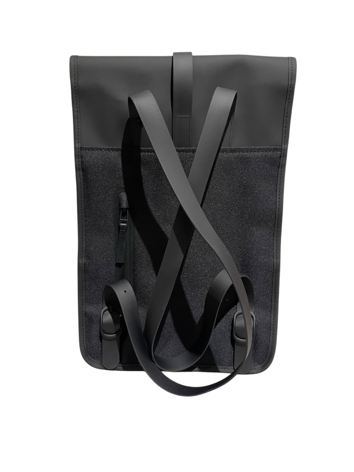 Rare Rains Rucksack Unisex Backpack Waterproof Hike Travel 17”x 11”x 4” Black - Thumbnail 5