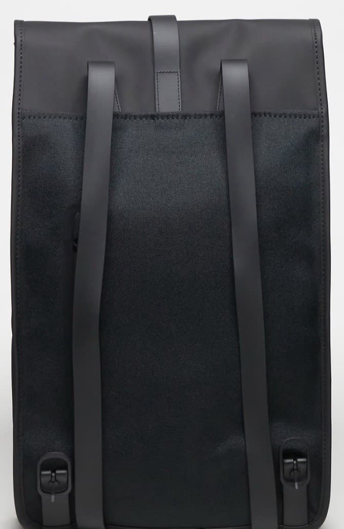 Rare Rains Rucksack Unisex Backpack Waterproof Hike Travel 17”x 11”x 4” Black - Thumbnail 2