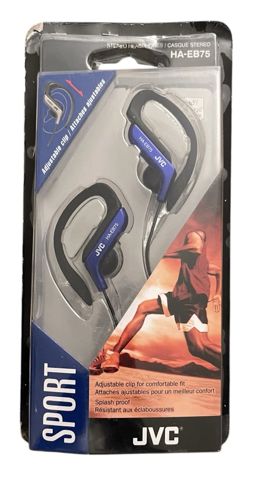 JVC Clip Style Headphone Lightweight and Comfortable Ear Clip - HAEB75 - Thumbnail 4