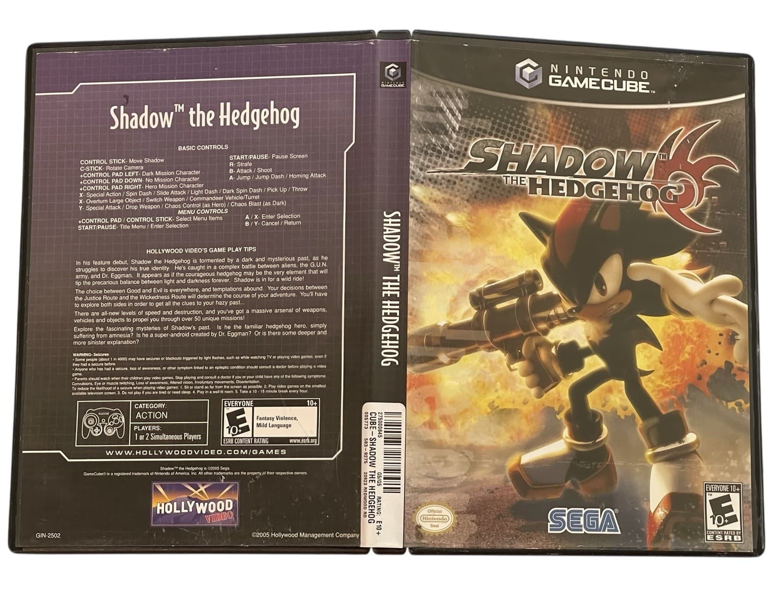 Shadow the Hedgehog (Nintendo GameCube, 2005) Tested and Working - Thumbnail 7