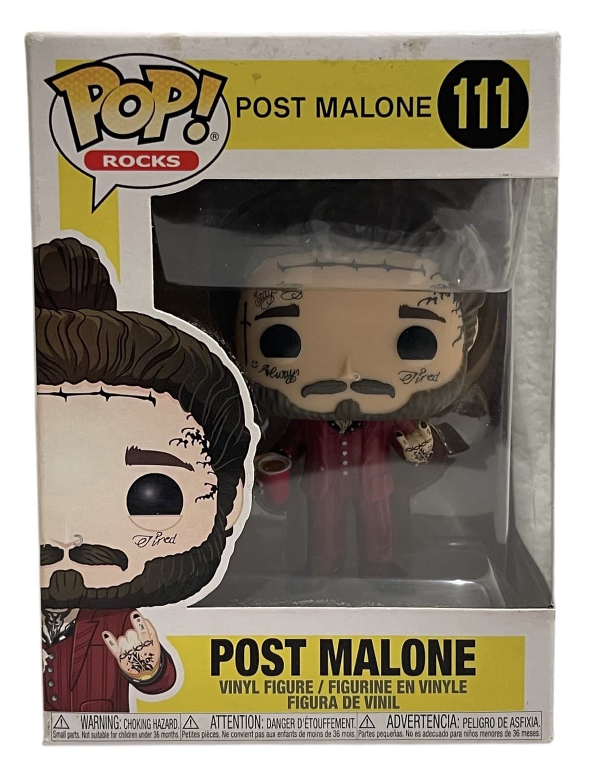 Funko Pop Rocks Post Malone Vinyl Figure ships now