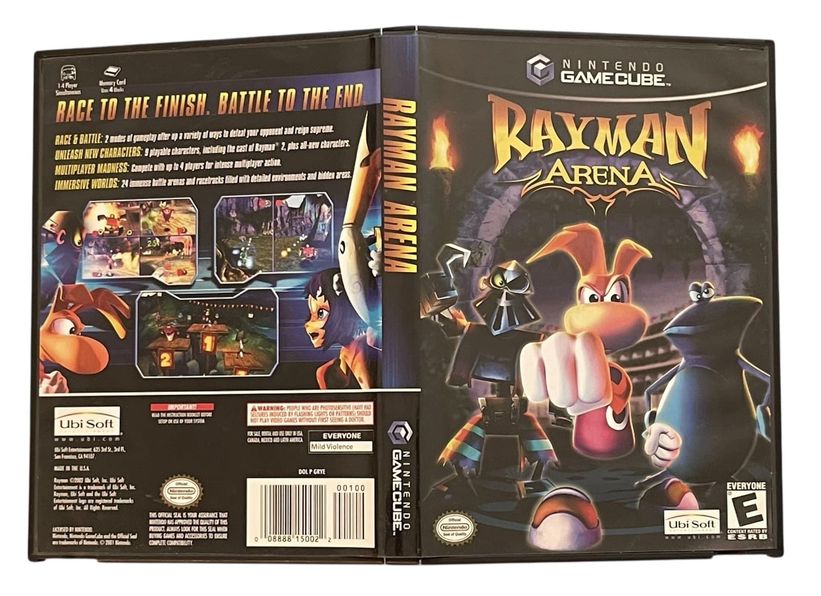 Rayman Arena Nintendo GameCube Complete Without Manual CIB Tested - Thumbnail 5