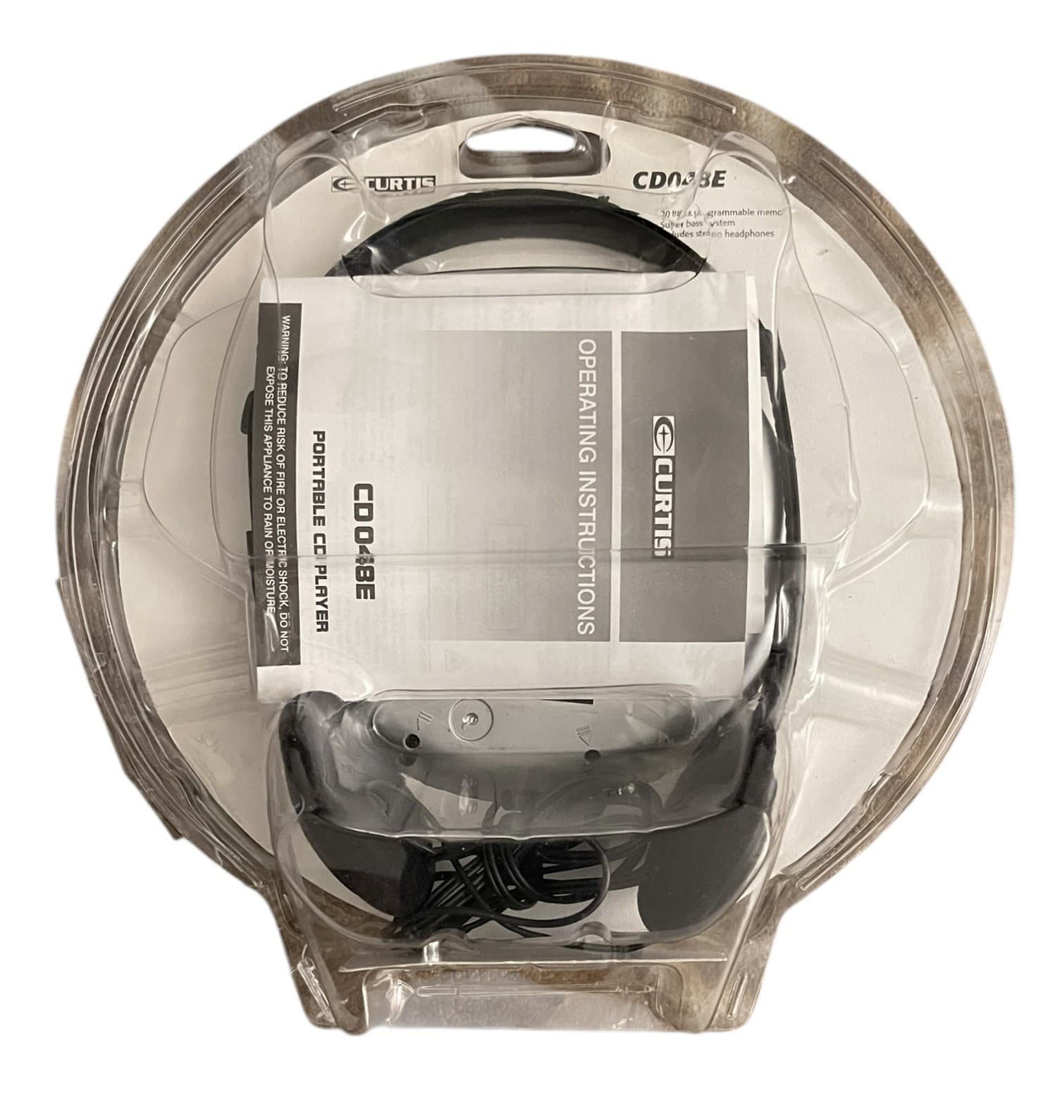 Curtis CD048E CD Player X-BASS Portable Walkman Player With Headphones - Thumbnail 2
