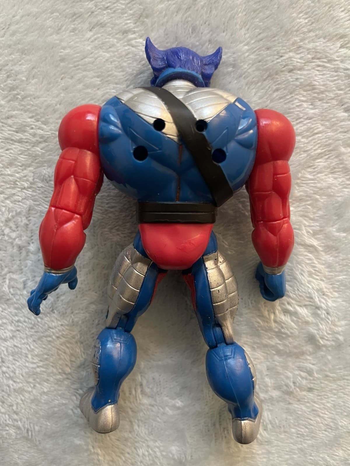 Toy Biz X Men 1996 Mutant Armor Heavy Metal Beast Figure 5.5” Only - Thumbnail 2