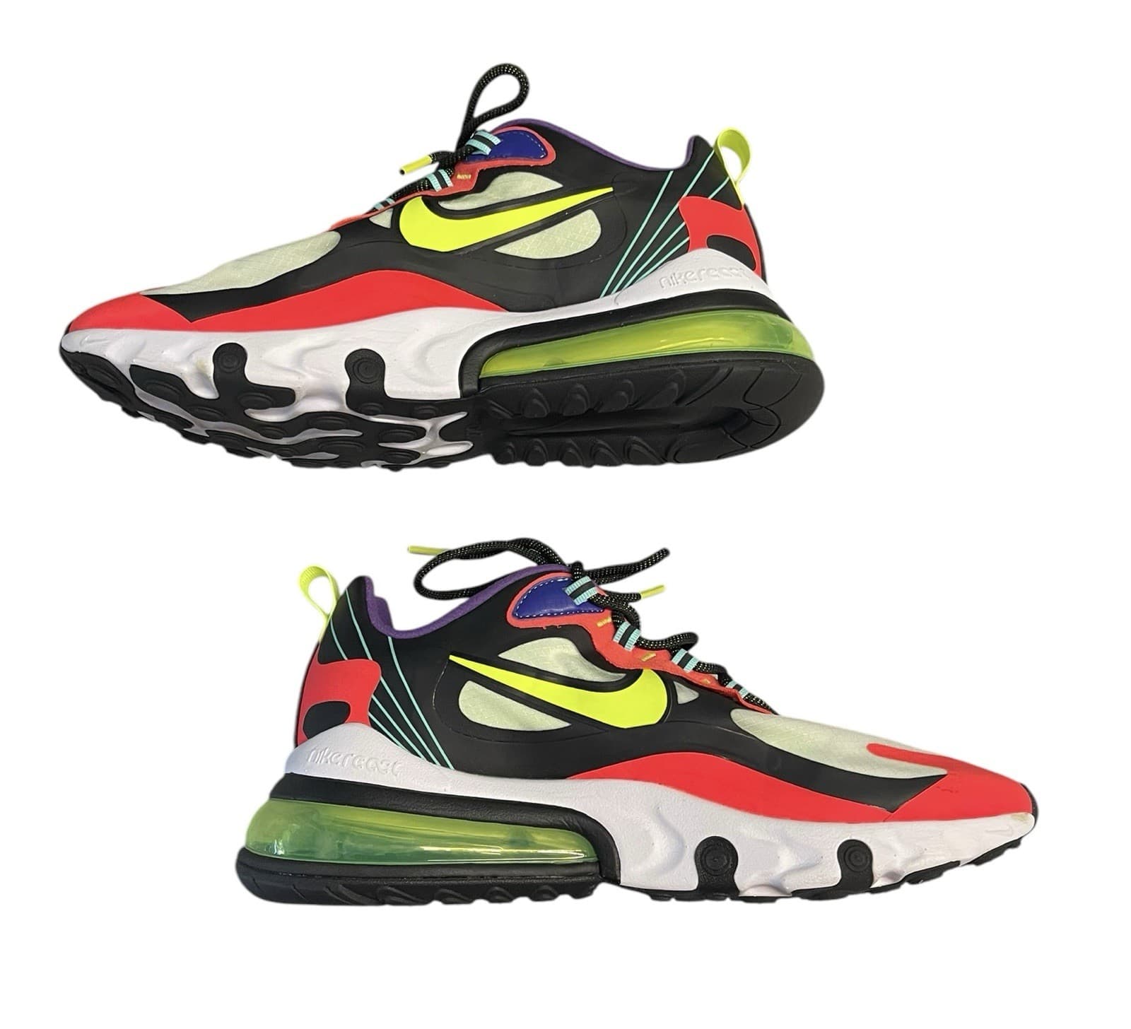 Nike Air Max 270 React 'Parachute' CU4705-001 Size 9.5 - Thumbnail 3