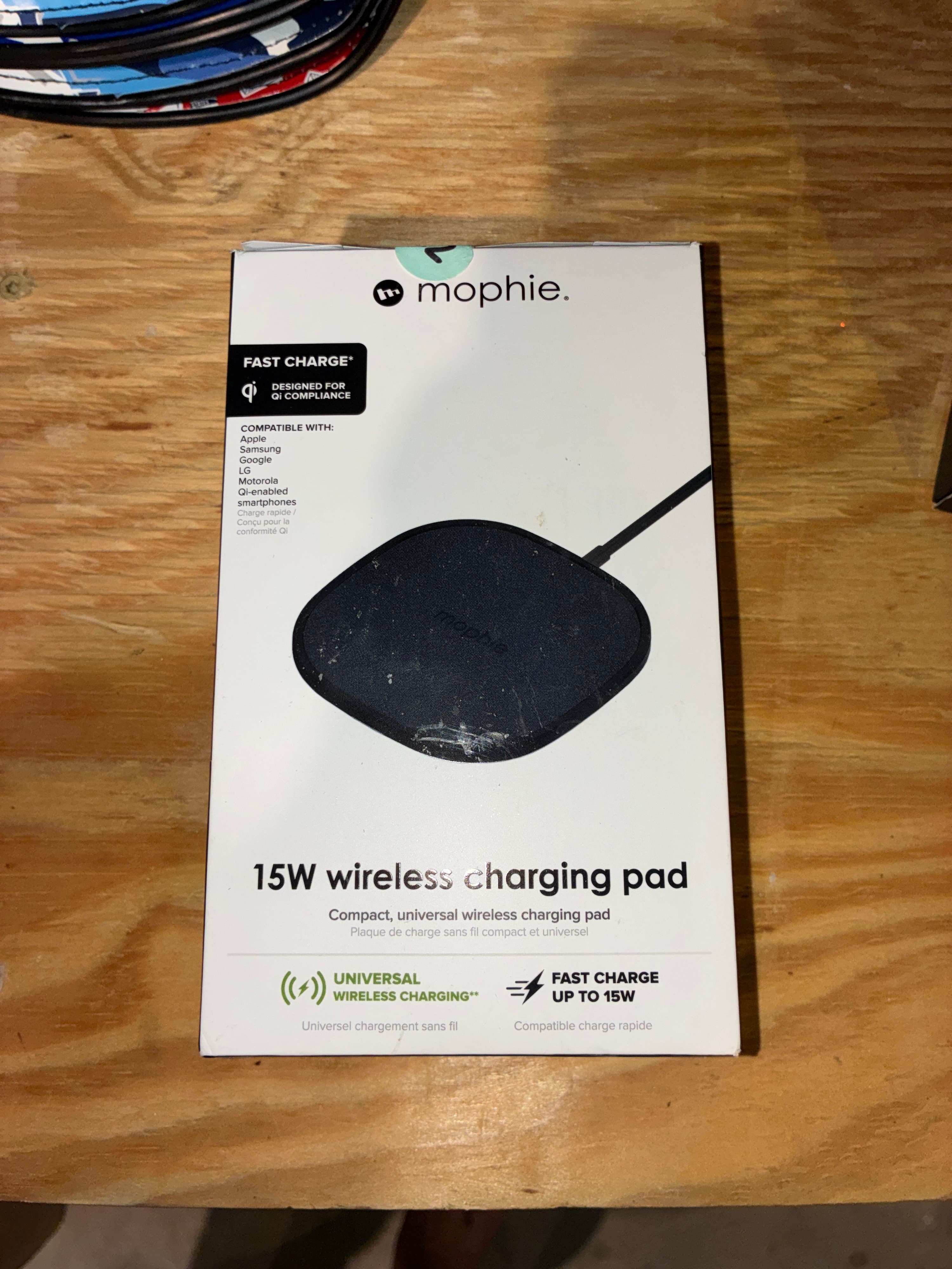 Mophie 15W Wireless Charging Pad Fast Charge