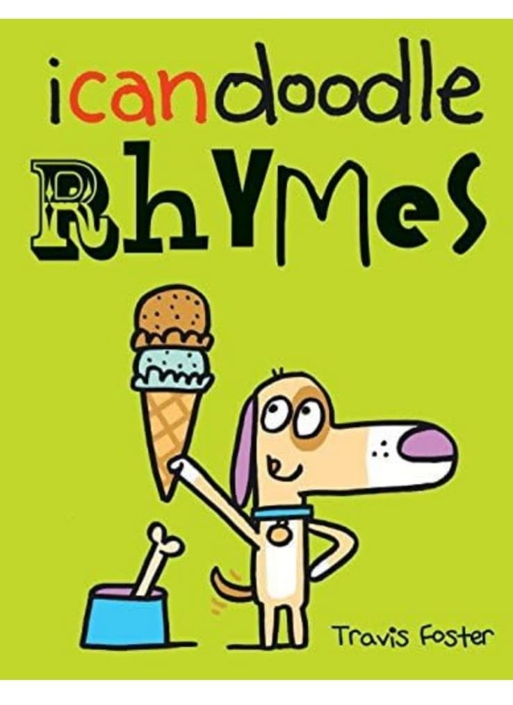I Can Doodle Rhymes Kids Activity Book Travis Foster Phonics NEW SEALED - Thumbnail 3