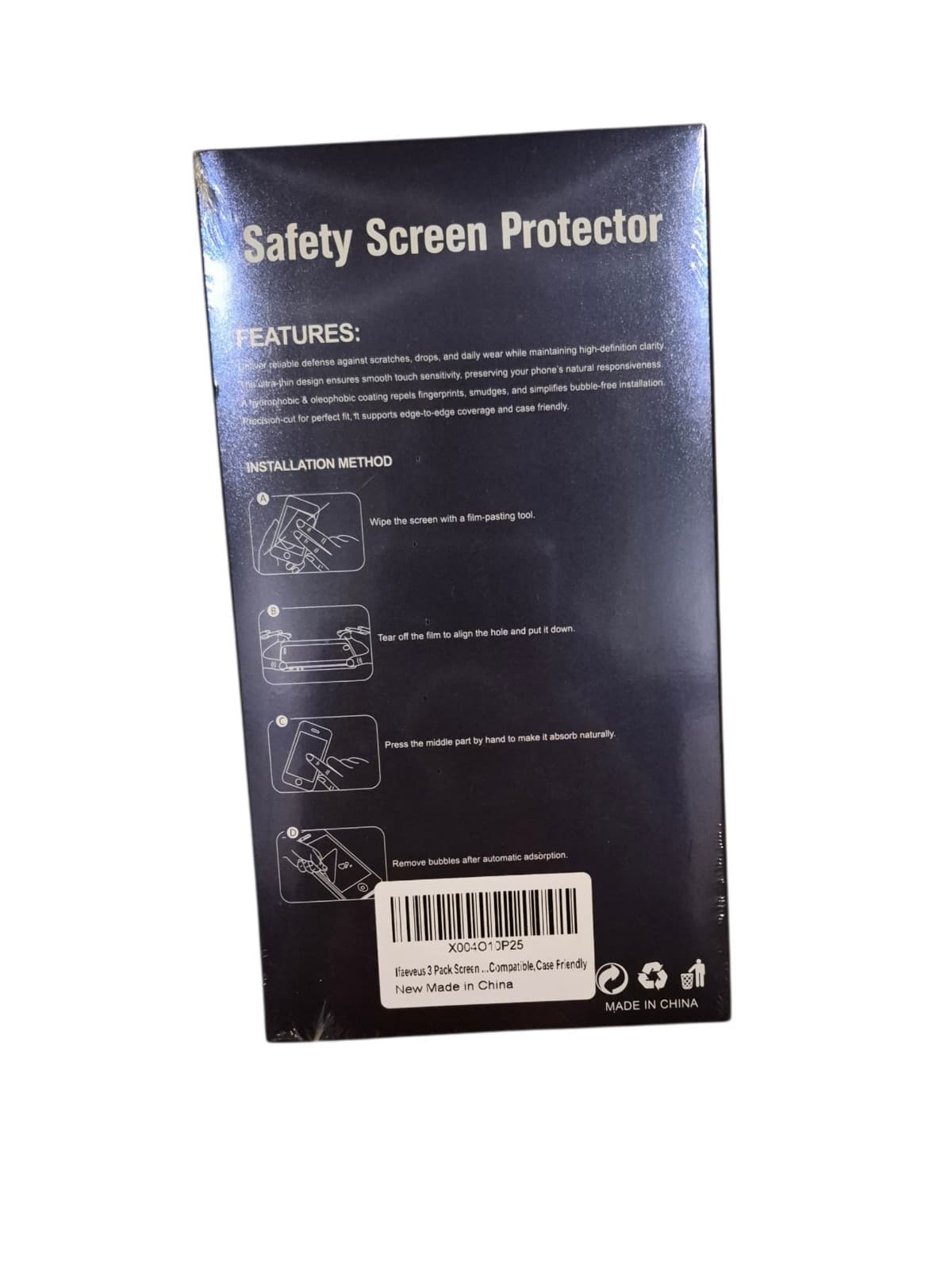 3-Pack iPhone 16 Pro Max Screen Protectors Case Friendly - Thumbnail 2