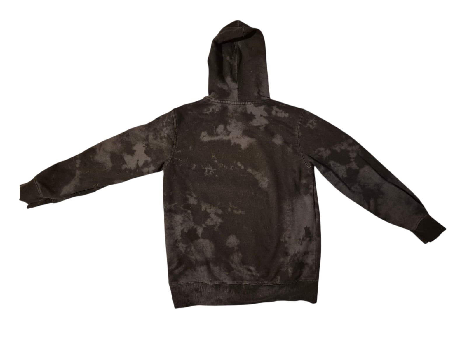 Pac-Man Kids Size L 10/12 Black Tie Dye Hoodie Bandai Namco Retro Gaming - Thumbnail 3