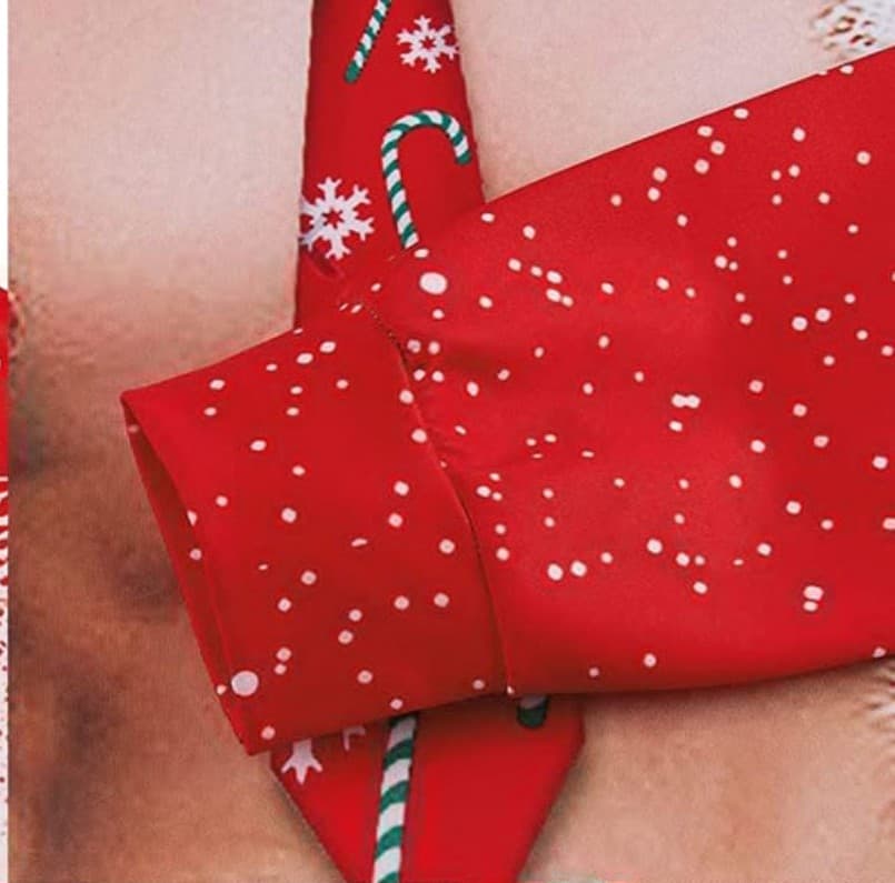 Funny Shirtless Santa Muscle Ugly Christmas Sweatshirt - Size XL - Thumbnail 3