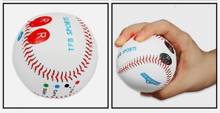 TFB Sports Pitch Training Baseball - Grip Trainer Hardwood Core - Thumbnail 5