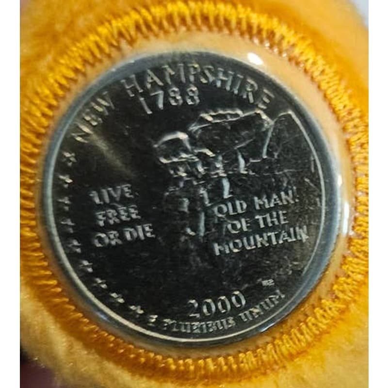 NEW HAMPSHIRE #9 Coin Bear Limited Treasures Collectible Uncirculated Quarter - Thumbnail 2