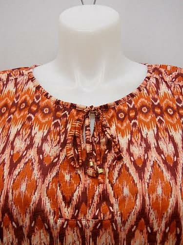 Crinkle Peasant Top - Thumbnail 2