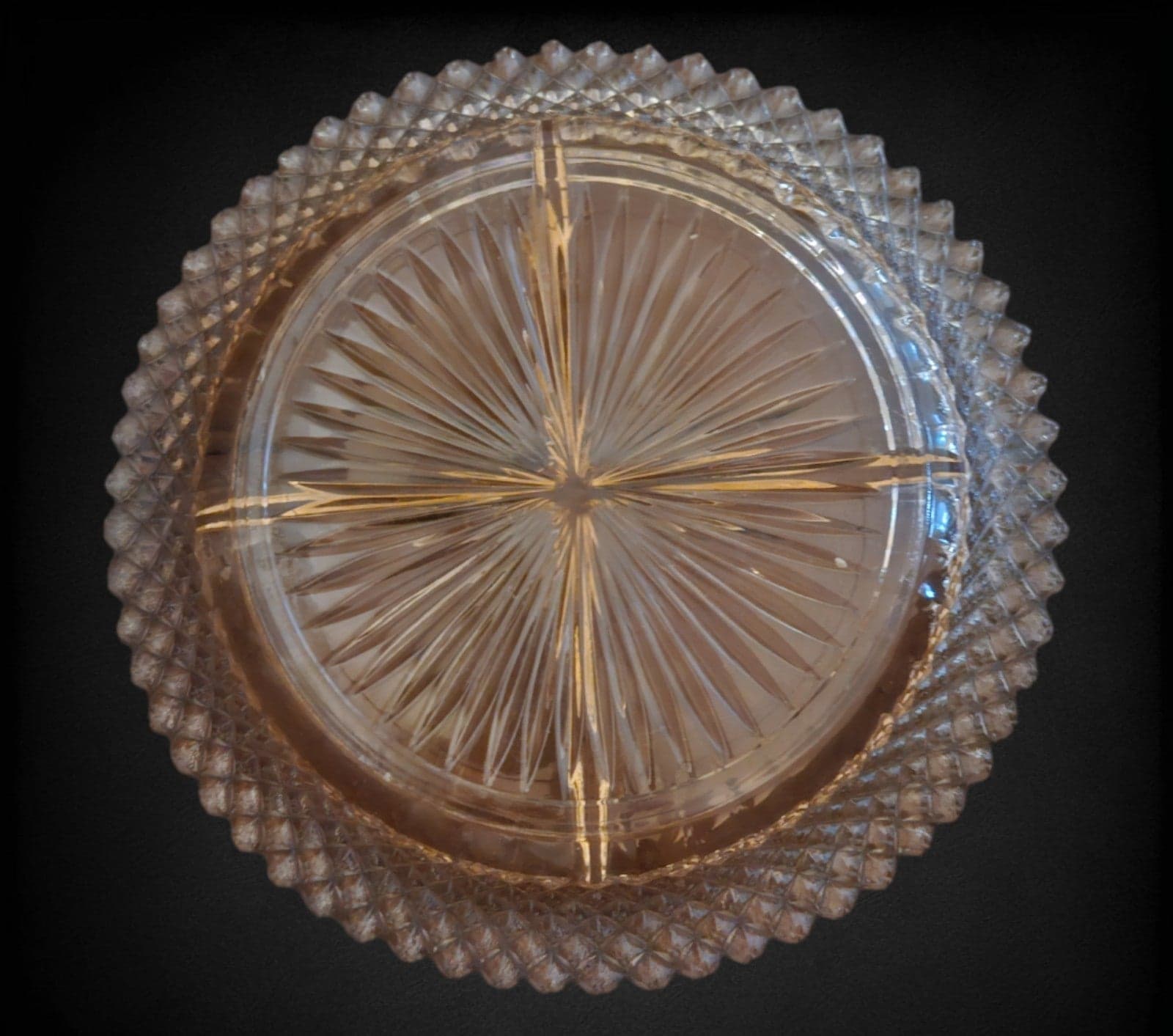 Depression Glass Miss America Pink Relish Dish by Anchor Hocking - Thumbnail 2