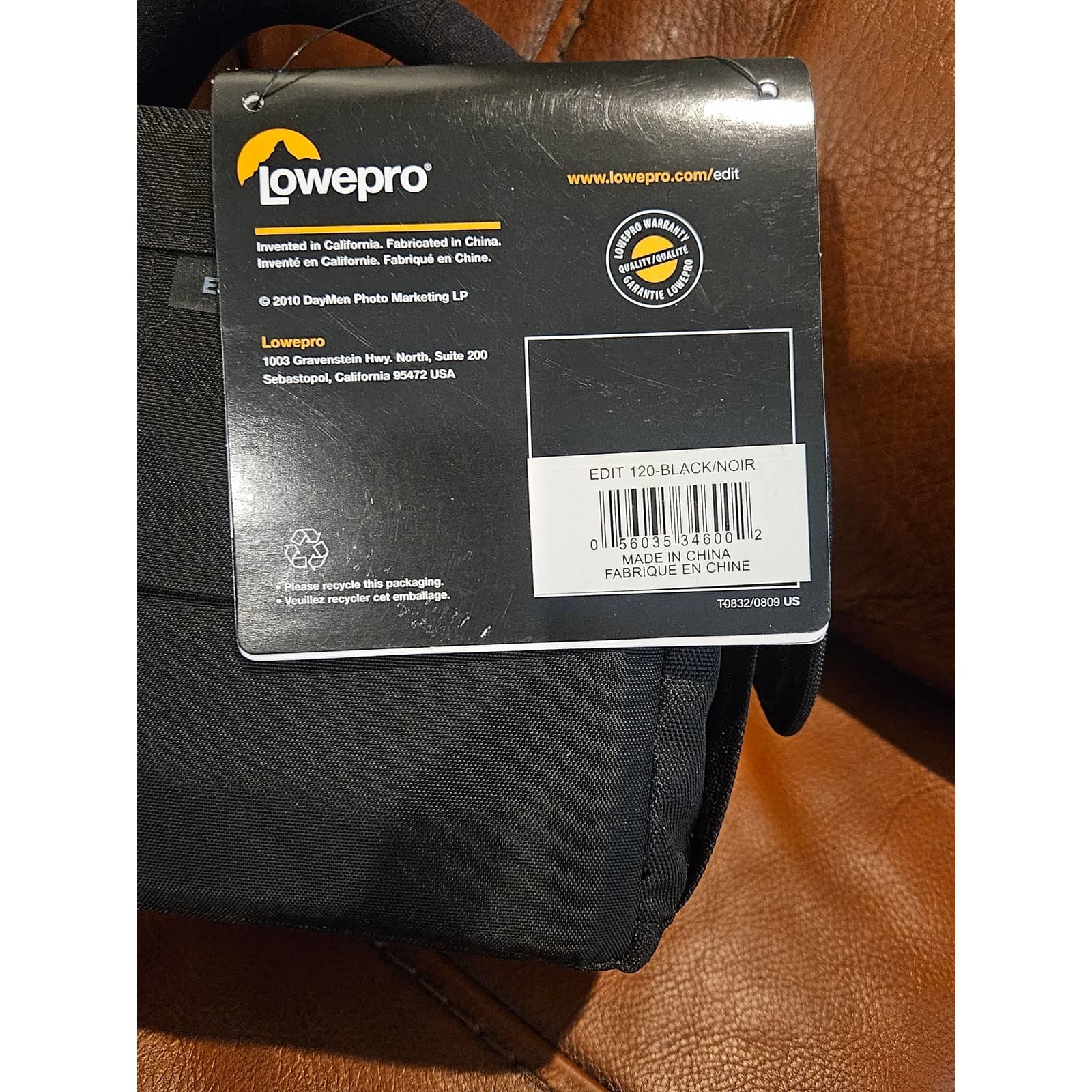 Lowepro Edit 120 Digital / Video Bag Black - Thumbnail 2