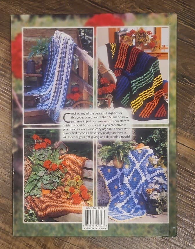 Easy Weekend Afghans Hardcover Book - Thumbnail 2