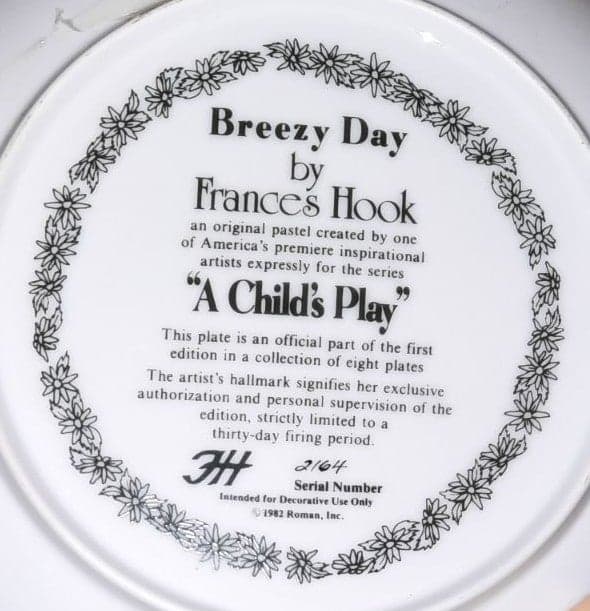 Breezy Day Collectors Plate - Thumbnail 3