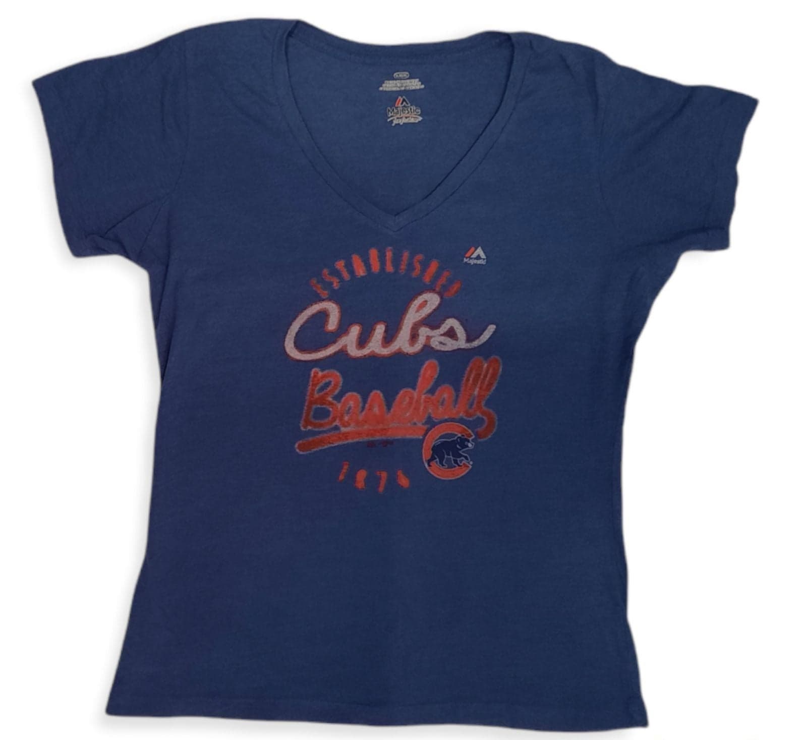 Womens XL Cubs Baseball T-Shirt - Thumbnail 4