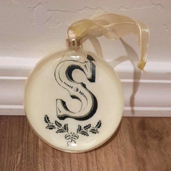 Hallmark Monogrammed Ornament - Thumbnail 2
