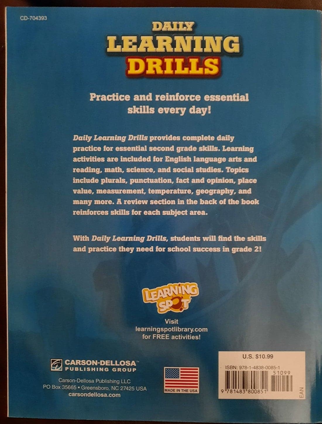 Daily Learning Drills Grade 2 - Thumbnail 2