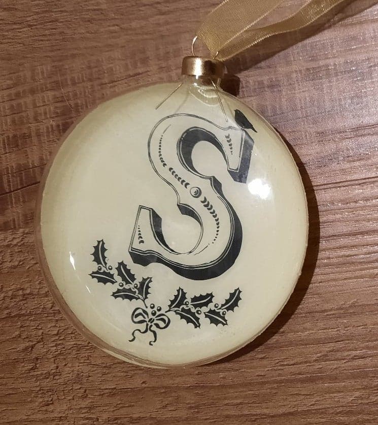 Hallmark Monogrammed Ornament - Thumbnail 5