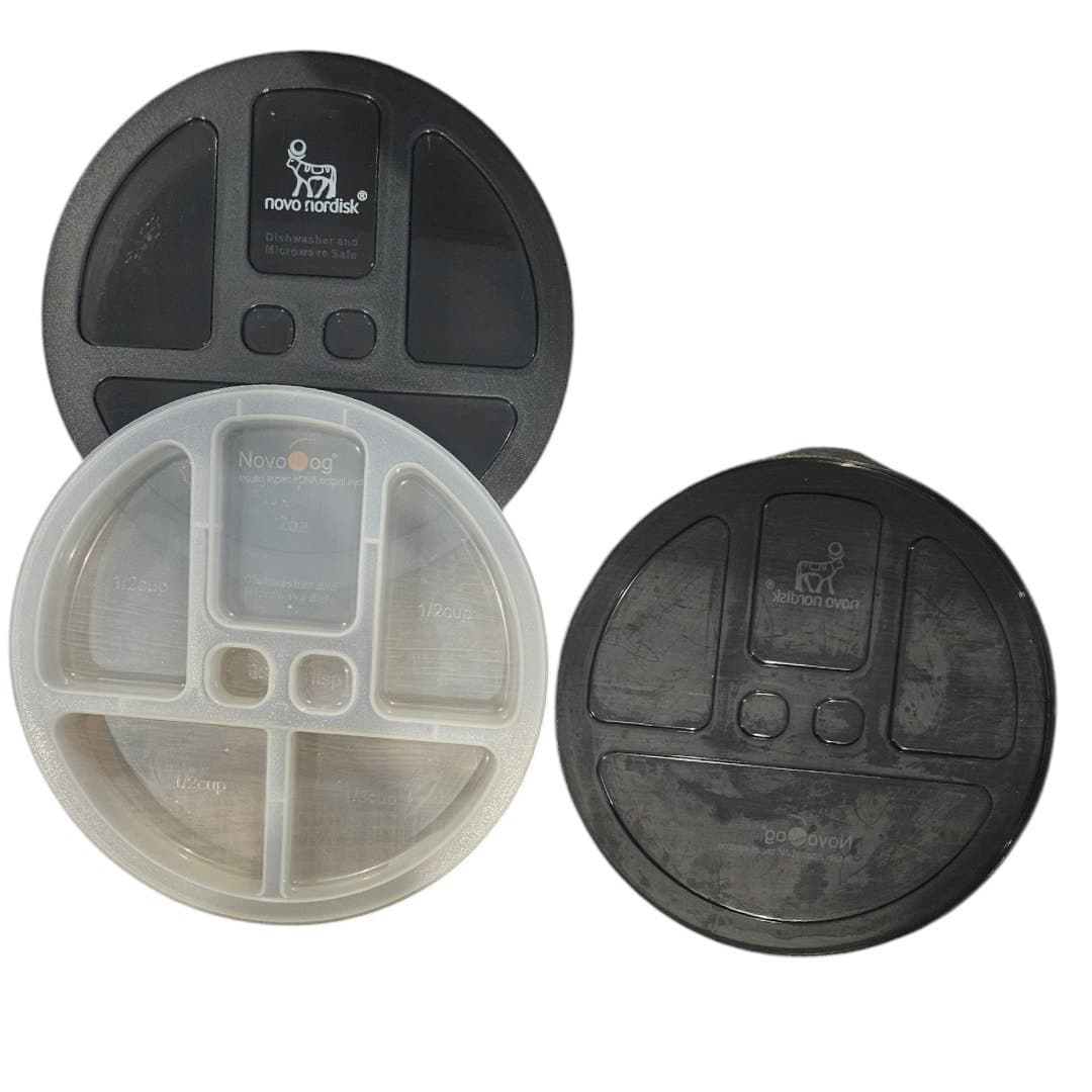 Portion Control Plates with Lids set of 2 - Thumbnail 2