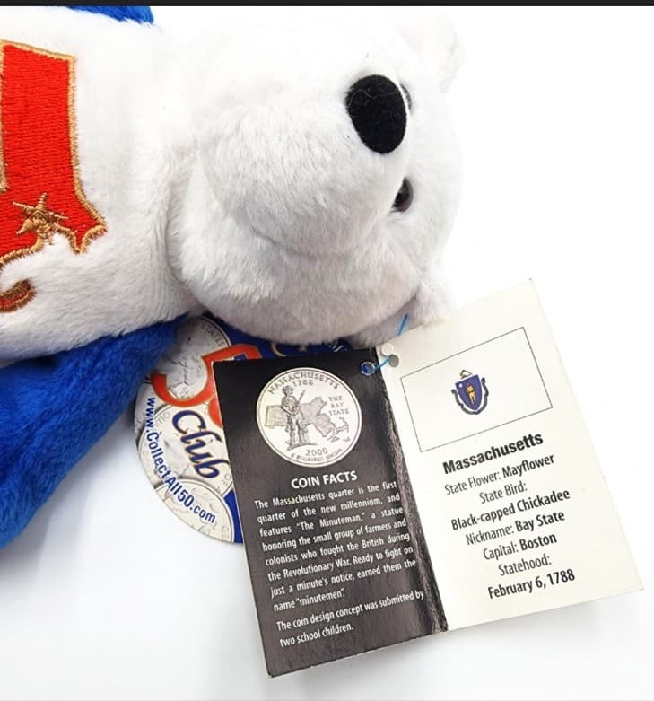 Limited Treasures #6 Massachusetts State Quarter Bear - Thumbnail 4