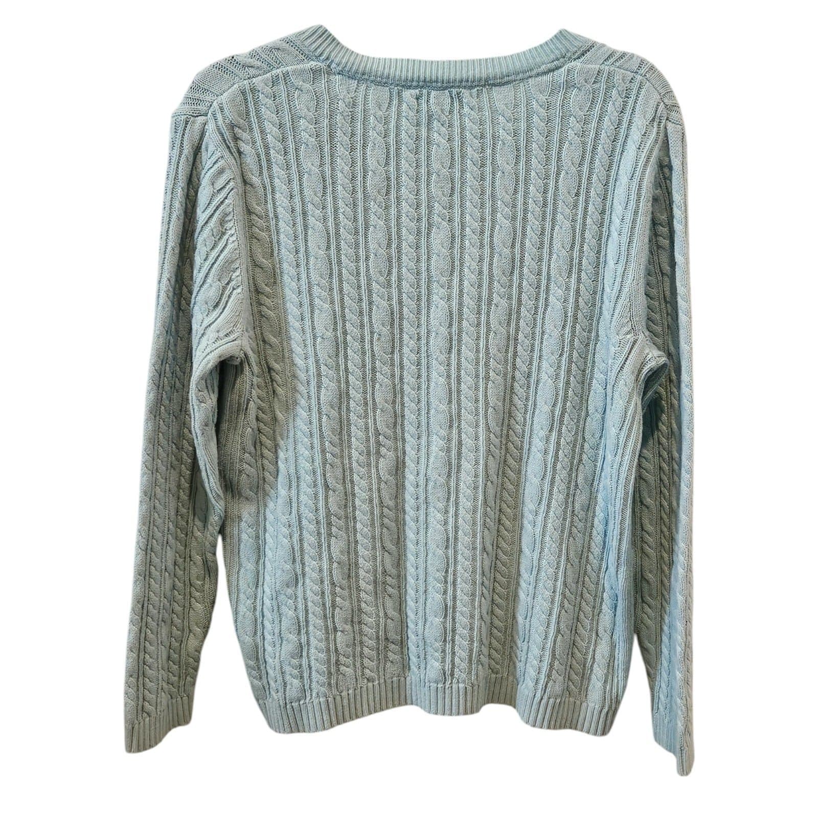 Classic Women's V-neck Sweater - Thumbnail 2