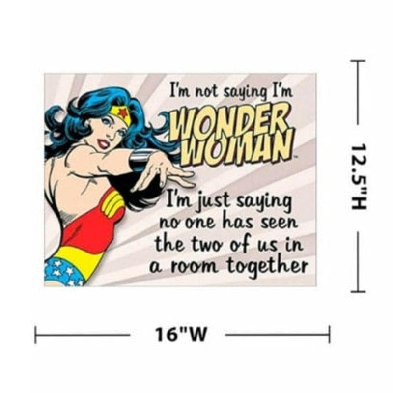 Vintage Style Wonder Woman Sign - Thumbnail 3