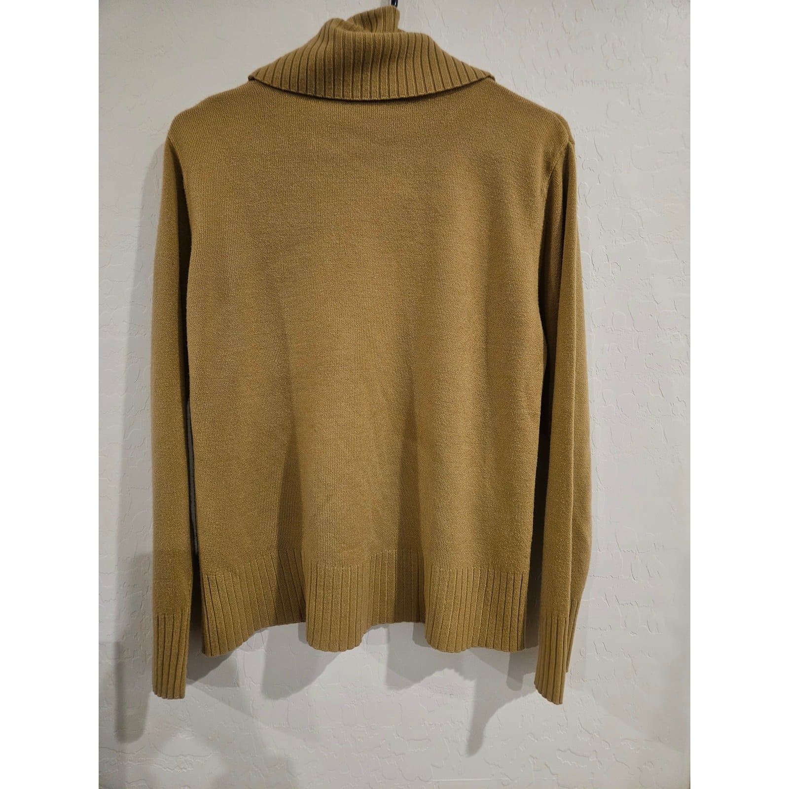 Vintage Cowl Neck Sweater Soft Acrylic - Thumbnail 3
