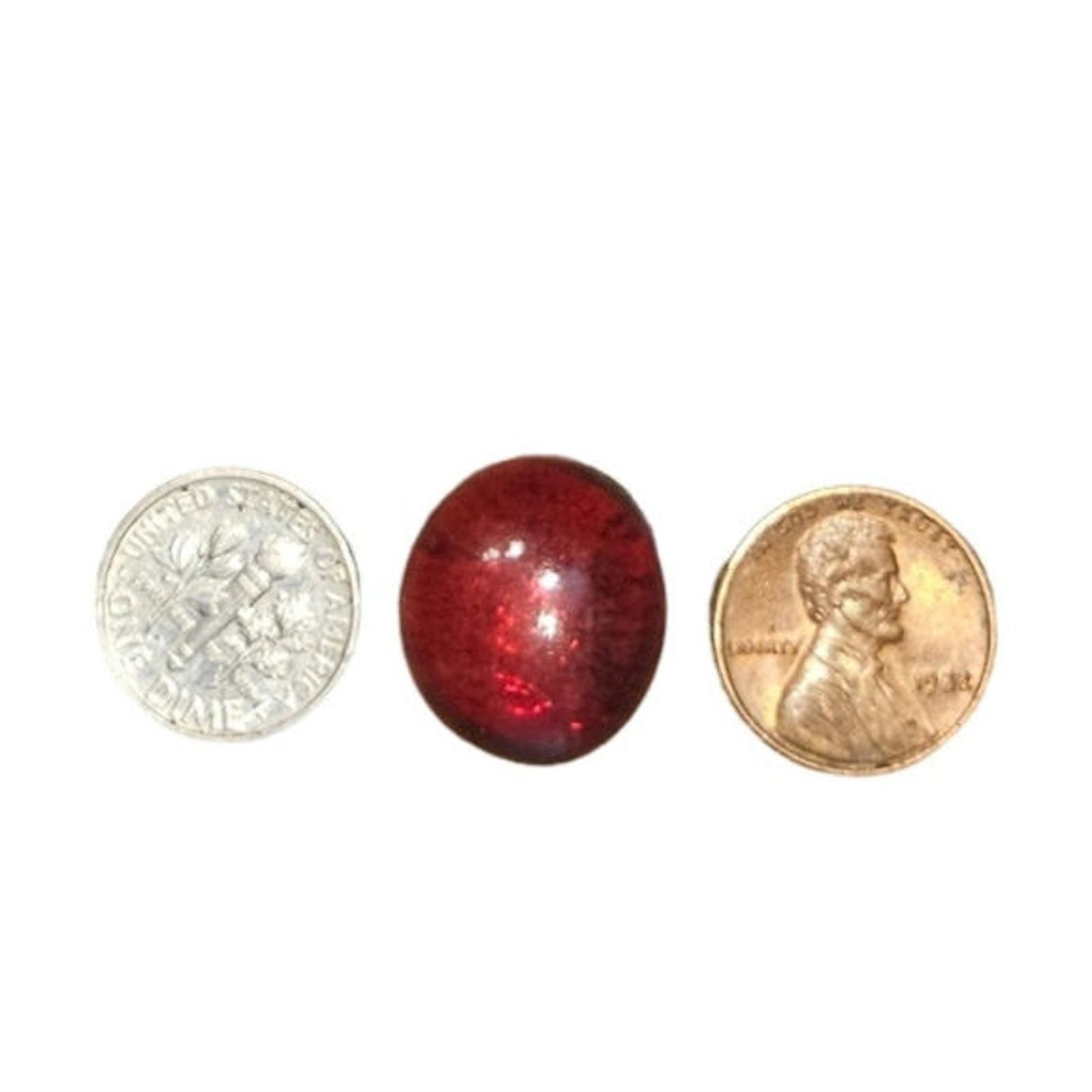 Red Glass Decorative Handmade Beads - Thumbnail 3