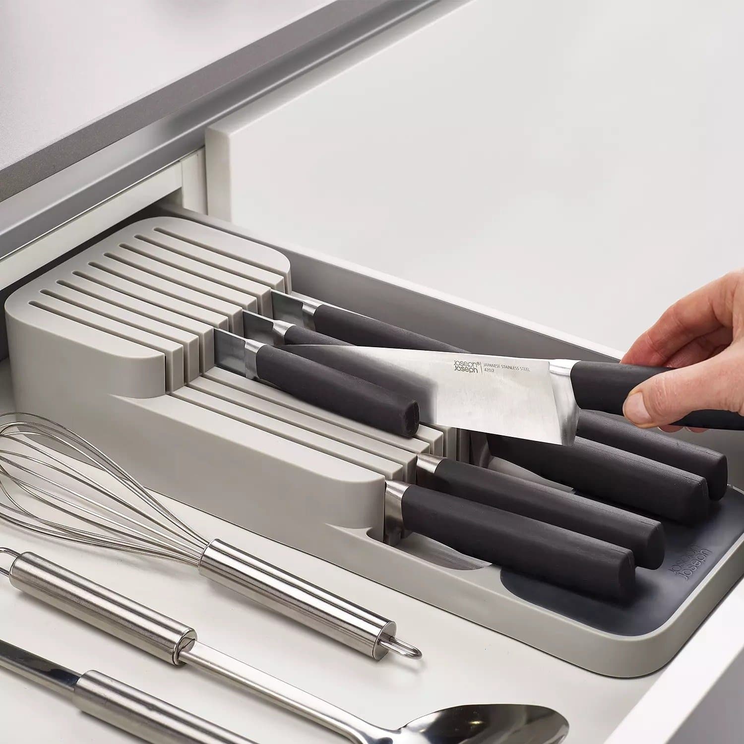 Joseph Joseph Duo 2-Tier DrawerStore Knife Organizer - Thumbnail 4