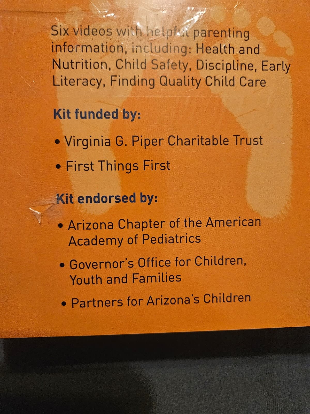 Arizona Parent Kit 6 Part DVD Set - Thumbnail 3