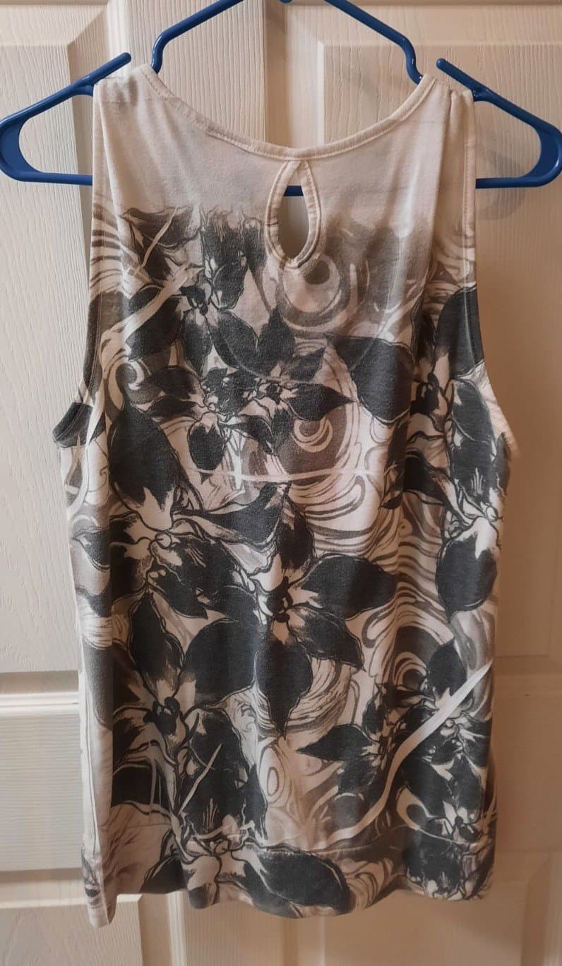 Size L Floral Tank Top - Thumbnail 2