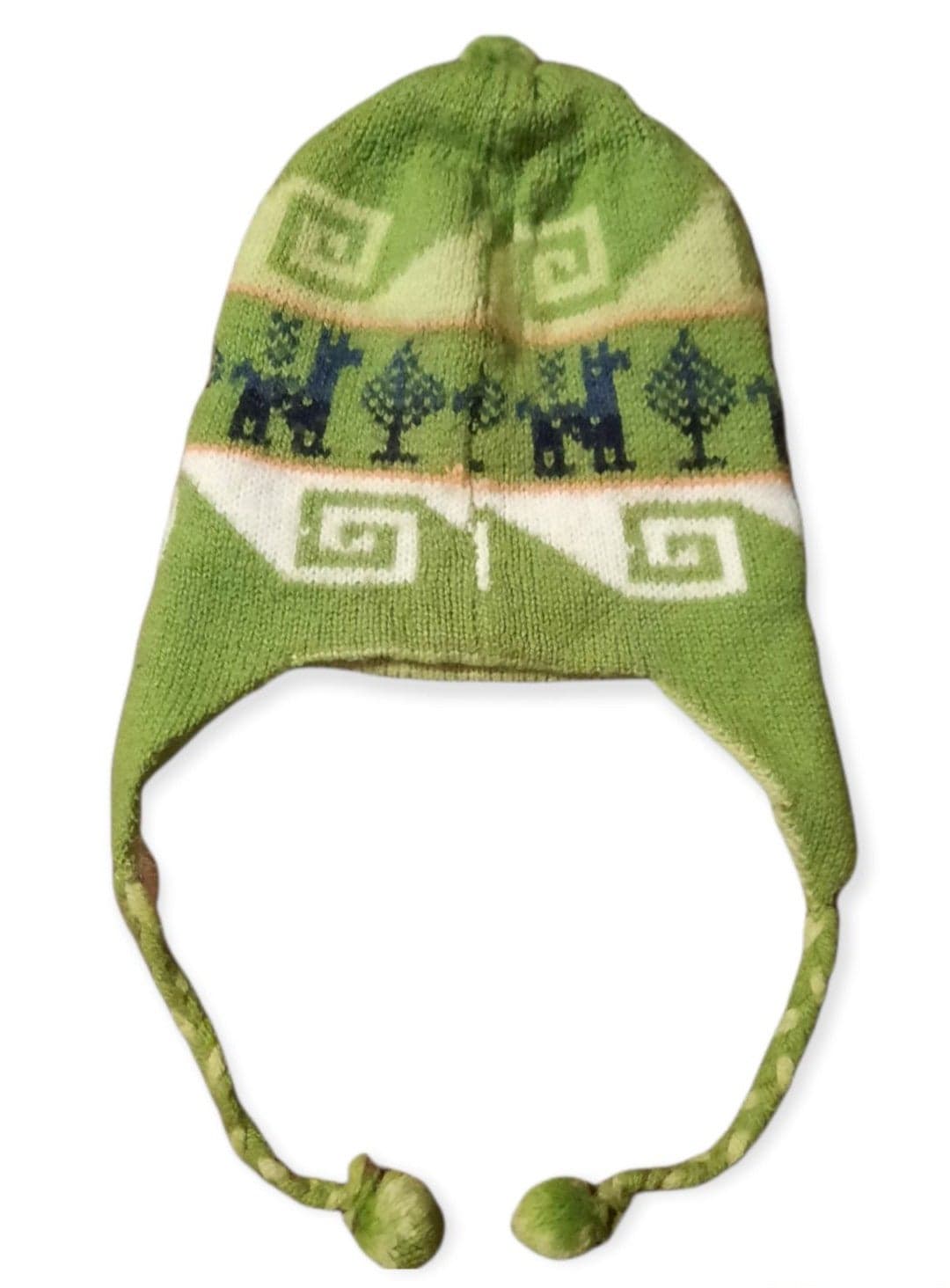 Girls Double-sided Peruvian Winter Hat - Thumbnail 3