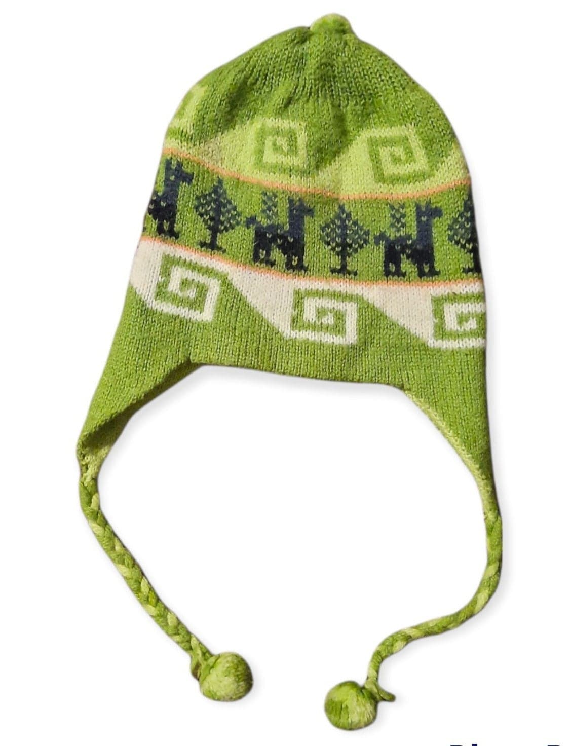 Girls Double-sided Peruvian Winter Hat - Thumbnail 4