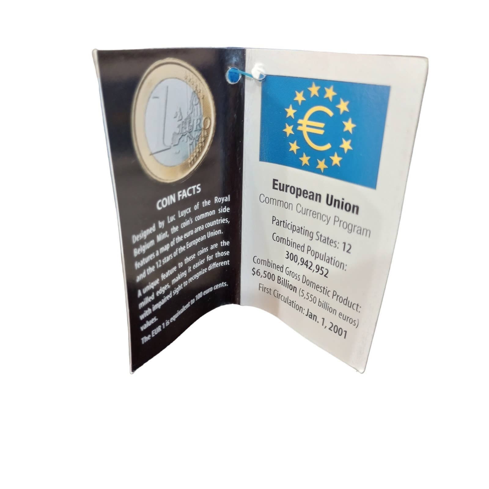 Limited Treasures 1999 Euro Teddy Bear Plush Bean Bag Uncirculated Coin Tagged - Thumbnail 5