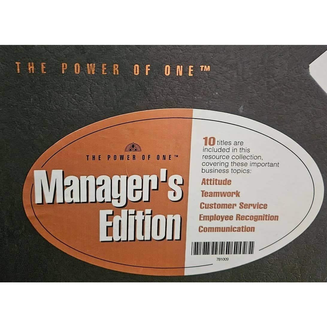 Power of One Managers Edition 10 Motivational Books by Successories - Thumbnail 3