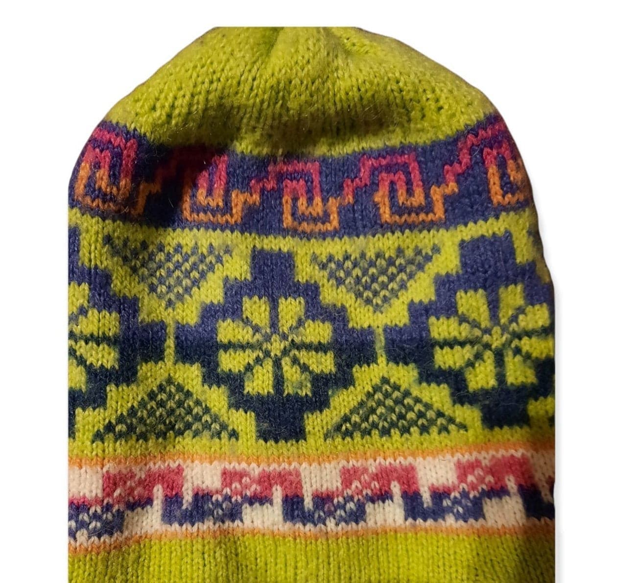 Girls Double-sided Peruvian Winter Hat - Thumbnail 5
