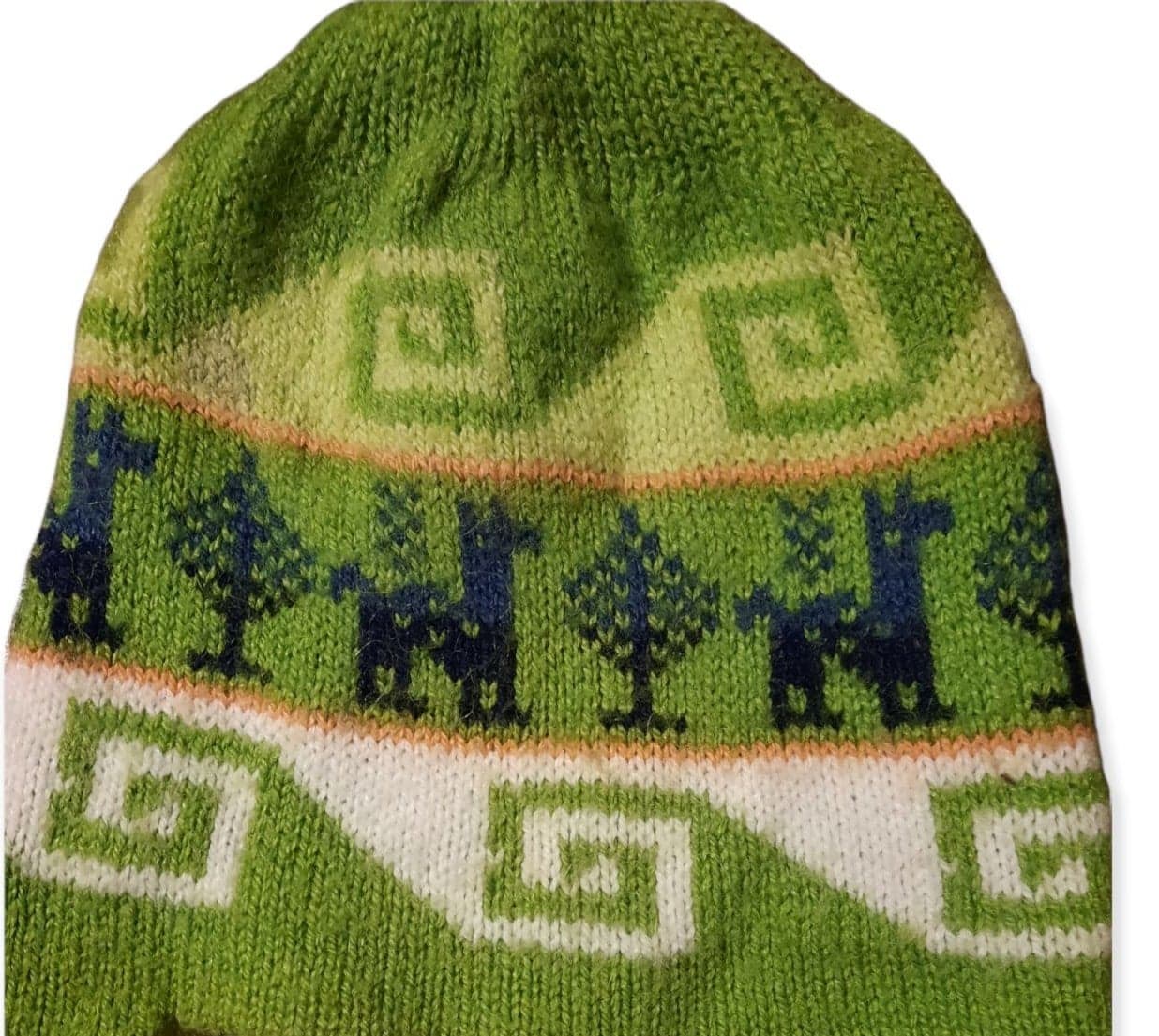 Girls Double-sided Peruvian Winter Hat - Thumbnail 6